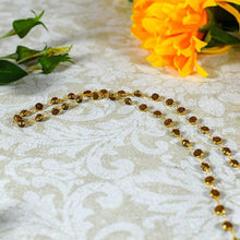 Load image into Gallery viewer, Golden five faces Rudraksha Mala
