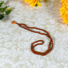Load image into Gallery viewer, Natural 5 Mukhi Rudraksha Mala
