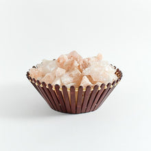 Load image into Gallery viewer, Himalayan Pink Salt Crystals in Wooden Stick Basket
