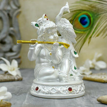 Load image into Gallery viewer, Flute Playing Krishna Idol/Murti
