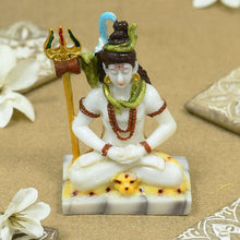 Load image into Gallery viewer, Dazzling Shiv Shankar Marble Idol/Murti
