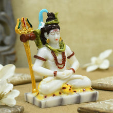 Load image into Gallery viewer, Dazzling Shiv Shankar Marble Idol/Murti
