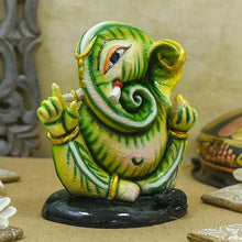 Load image into Gallery viewer, Exclusive Green Ganesh Showpiece
