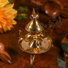 Load image into Gallery viewer, Pretty Multipurpose Brass Dhoop/Incense Holder

