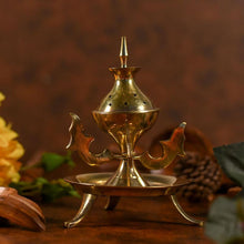Load image into Gallery viewer, Pretty Multipurpose Brass Dhoop/Incense Holder
