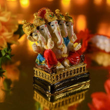 Load image into Gallery viewer, Vivid Panchmukhi Ganesha Idol
