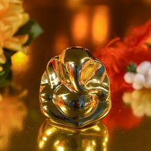 Load image into Gallery viewer, Artistic Golden Ganesha Idol
