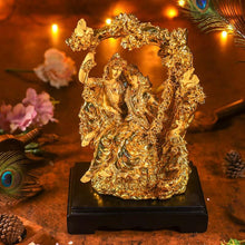 Load image into Gallery viewer, White Golden Radha Krishna Jhula
