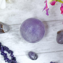 Load image into Gallery viewer, Amethyst Brazilian Natural Ball
