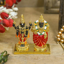 Load image into Gallery viewer, 24 K Gold foil Balaji Padmavati
