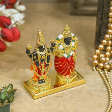 Load image into Gallery viewer, 24 K Gold foil Balaji Padmavati
