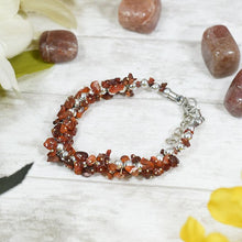 Load image into Gallery viewer, Carnelian Crystal Healing Natural Bracelet | Stability &amp; Motivation
