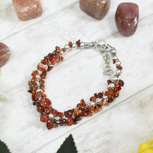 Load image into Gallery viewer, Carnelian Crystal Healing Natural Bracelet | Stability &amp; Motivation
