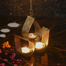 Load image into Gallery viewer, Floral Akriti T-Light Holder
