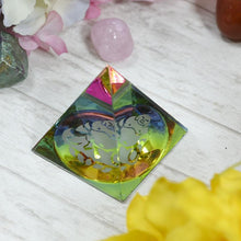 Load image into Gallery viewer, Feng Shui Laughing Buddha Crystal Pyramid⎮Positive Energy &amp; Vastu Correction
