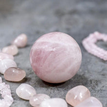 Load image into Gallery viewer, Rose Quartz Natural Ball / Sphere
