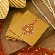Load image into Gallery viewer, Elegant Golden &amp; Red Shagun Envelope Set of 5
