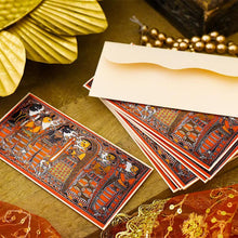 Load image into Gallery viewer, Madhubani Art Shagun Envelope Set of 5
