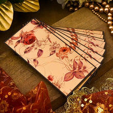 Load image into Gallery viewer, Floral Shagun Envelope Set of 5
