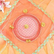 Load image into Gallery viewer, Pretty Peach Thali Cover

