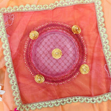 Load image into Gallery viewer, Majestic Mint &amp; Rani Thali Cover
