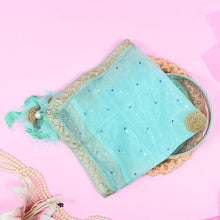 Load image into Gallery viewer, Blissful Blue Thali Cover
