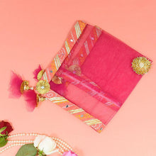 Load image into Gallery viewer, Pastel Rani Jaipuri Thali Cover
