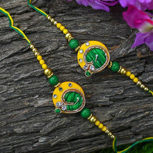Load image into Gallery viewer, Elegant Beaded Rakhi
