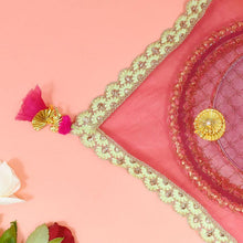Load image into Gallery viewer, Majestic Mint &amp; Rani Thali Cover
