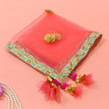 Load image into Gallery viewer, Pretty Peach Thali Cover
