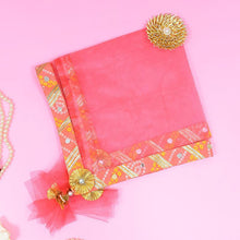 Load image into Gallery viewer, Pastel Peach Jaipuri Thali Cover
