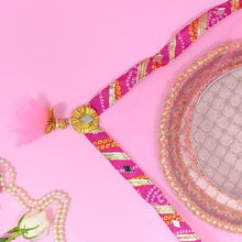 Load image into Gallery viewer, Pastel Pink Jaipuri Thali Cover
