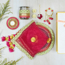 Load image into Gallery viewer, My Stylish Karwa Chauth Box (Rani &amp; Mint)
