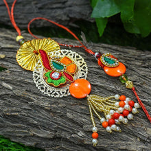 Load image into Gallery viewer, Ornate Handmade Bhaiya Bhabhi Rakhi
