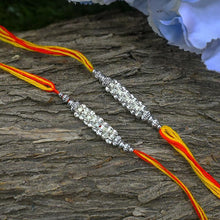 Load image into Gallery viewer, Designer Stone Rakhi (Set of 2)
