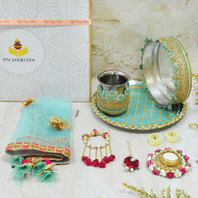 Load image into Gallery viewer, My Majestic Mint Karwa Chauth Box
