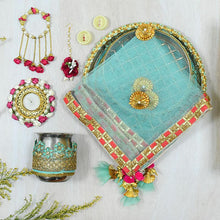 Load image into Gallery viewer, My Majestic Mint Karwa Chauth Box
