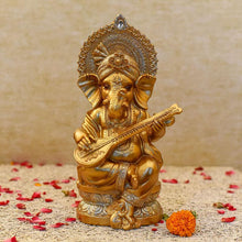 Load image into Gallery viewer, Lord Ganesha Playing Sitar Idol⎮Ganesh Chaturthi
