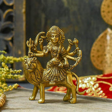 Load image into Gallery viewer, Divine Brass Durga Maa Idol
