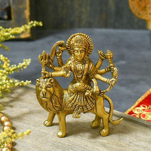 Load image into Gallery viewer, Divine Brass Durga Maa Idol
