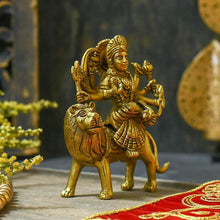 Load image into Gallery viewer, Divine Brass Durga Maa Idol
