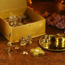 Load image into Gallery viewer, Deluxe Gold Diwali Pooja Box
