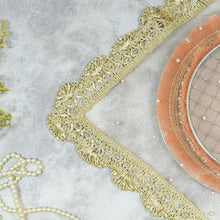 Load image into Gallery viewer, Rose Pink Beaded Thali Cover
