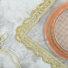 Load image into Gallery viewer, Lilac Gray Beaded Thali Cover
