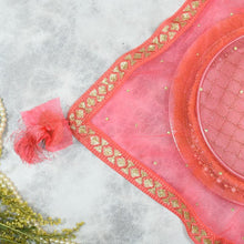 Load image into Gallery viewer, Dazzling Pink Thali Cover
