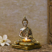 Load image into Gallery viewer, Serene Buddha T-light &amp; Incense Holder
