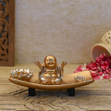 Load image into Gallery viewer, Joyful Baby Monk T-light &amp; Incense Holder

