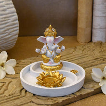Load image into Gallery viewer, Beautiful Ganpati Incense &amp; T-light Holder
