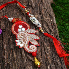 Load image into Gallery viewer, Bedazzling Bhaiya Bhabhi Rakhi
