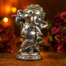 Load image into Gallery viewer, Pretty Sparkling Silver Ganesha Showpieces
